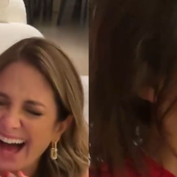 Ticiane Pinheiro se divertiu, mas também chorou de decepção com reação da filha Manuella após vacilo do Papai Noel
