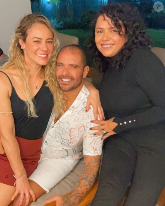 Paolla Oliveira ganhou colo de Diogo Nogueira após vencer o 'Dança dos Famosos 2021'