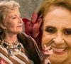 Glória Menezes e Laura Cardoso em diferentes momentos de suas carreiras: duas gerações de talento que ajudaram a construir a história da teledramaturgia brasileira
