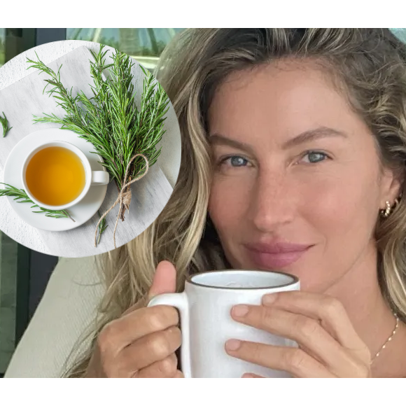 Alecrim na dieta de Gisele Bündchen: em casa, faça o chá da erva que melhora a digestão, promove o crescimento capilar e mais