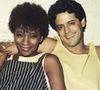 Zezé Motta sofreu racismo ao lado de Marcos Paulo, com quem contracenou em 'Corpo a Corpo' (TV Globo)