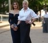 No dia 14 de setembro, Xuxa Meneghel e Sasha Meneghel acompanharam o desfile da coleção Primavera 2027 da Carolina Herrera, realizado no David H. Koch Theatre