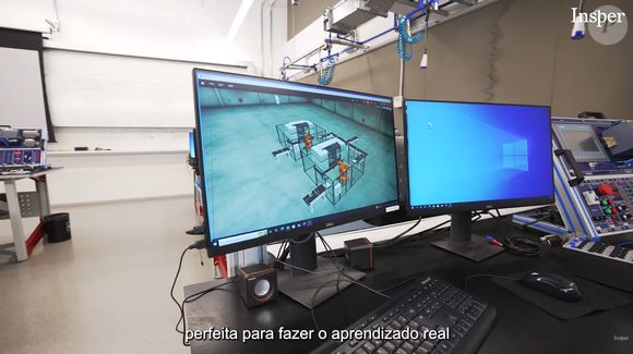 O FabLab do Insper coloca os alunos em contato com prototipagem e fabricação digital desde o primeiro semestre