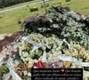 Schynaider Moura revelou coroas de flores da filha Anne-Marie após sepultamento: 'Rodeada de amor'