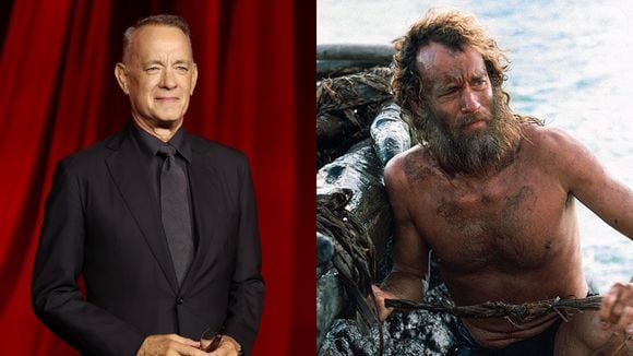 Tom Hanks perdeu cerca de 25 kg para o filme 'Náufrago' e deixou barba e cabelo crescerem