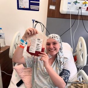 Isabel Veloso estava com receio do transplante de medula óssea, ao qual se submeteu em outubro de 2025