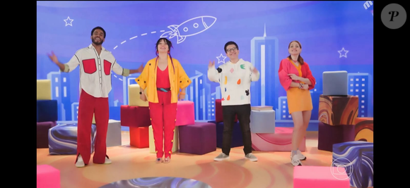A TV Globinho voltou à Globo neste sábado (10) com uma edição especial do Criança Esperança. O reencontro reuniu Letícia Colin, Geovanna Tominaga, Ícaro Silva e Paulo Mathias Jr.
