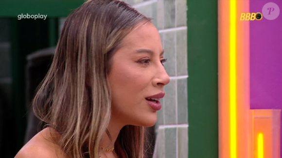 Renata ficou indignada ao ouvir que Aline foi quem a deu protagonismo no 'BBB 25'