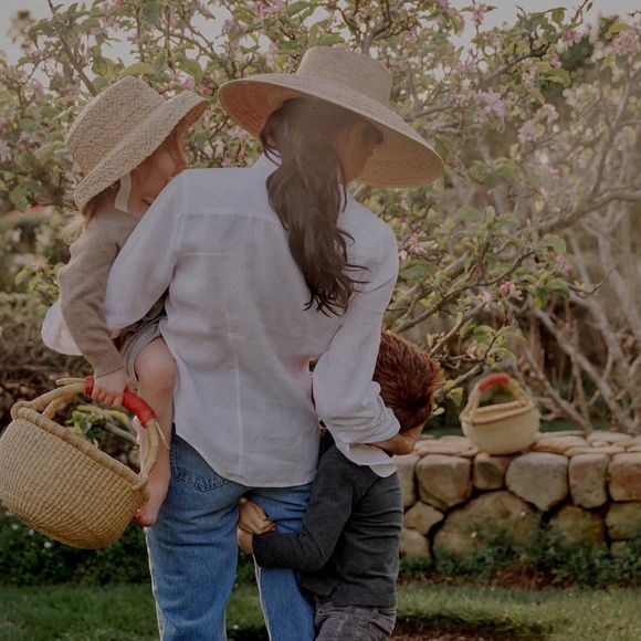 Foto publicada recentemente de Meghan Markle com os filhos.