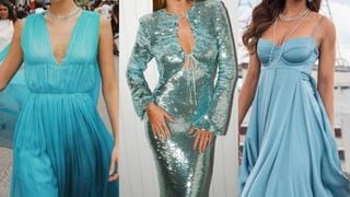 Vestido de madrinha azul claro: 55 fotos de famosas usando looks com a cor mais pesquisada do Google em 2025 para inspirar