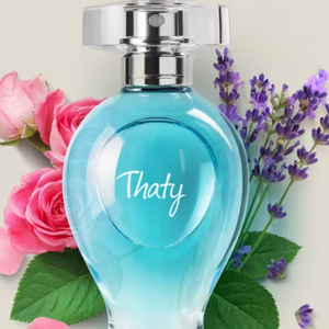 Perfume para aliviar a ansiedade: o Thaty Desodorante Colônia, de O Boticário, é uma ótima alternativa, exalando suavidade e frescor com lavanda, eucalipto, gerânio e musk.