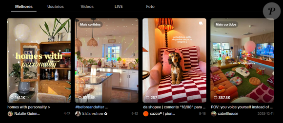 Segundo a BBC, a tendência 'dopamine decor', ou 'decoração de dopamina', incentiva o uso de itens vibrantes e peculiares na casa e já reúne centenas de milhões de vídeos no TikTok