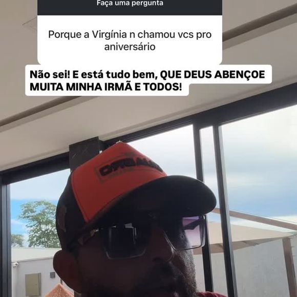 William Gusmão confirmou que não foi convidado para o aniversário da irmã famosa, Virgínia Fonseca