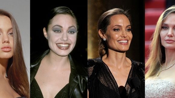 Antes e depois de Angelina Jolie: hoje aos 50 anos, ex de Brad Pitt mudou aparência com procedimentos e emagrecimento severo. Veja 30 fotos!