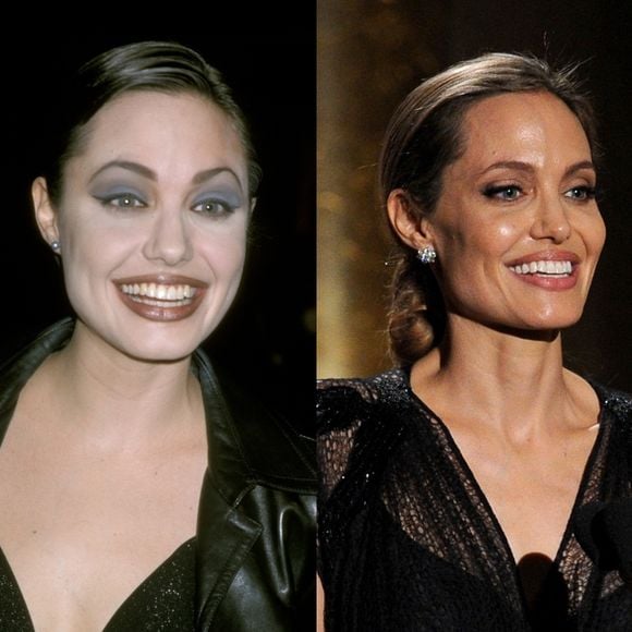 Antes e depois de Angelina Jolie: veja como atriz mudou drasticamente em 30 fotos!
