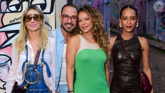 Carolina Dieckmmann, Paolla Oliveira e Taís Araújo marcaram presença na festa de aniversário de Humberto Carrão