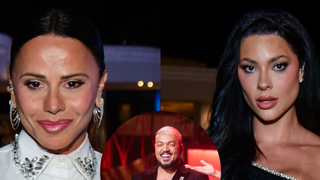 Viviane Araujo foge do show de Belo em turnê de ‘Três Graças’, mas vai a mesmo evento que a atual namorada do pagodeiro