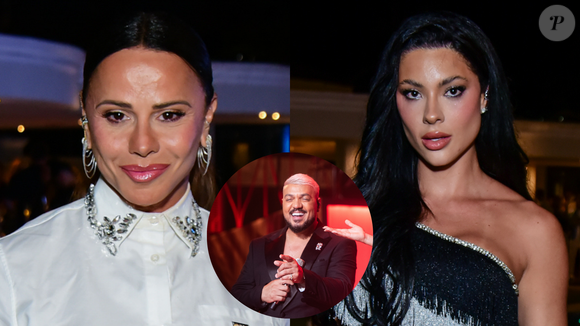 Viviane Araujo foge de show do Belo em turnê de ‘Três Graças’, mas vai a mesmo evento que a atual namorada do pagodeiro
