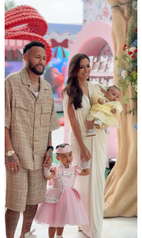 Mavie, primeira filha de Neymar e Bruna Biancardi, ganhou uma festa luxuosa em comemoração aos seus 2 anos