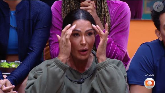 Gracyanne demonstrou irritação ao vivo ao falar sobre ser vetada de show de Rodriguinho no 'BBB 25'