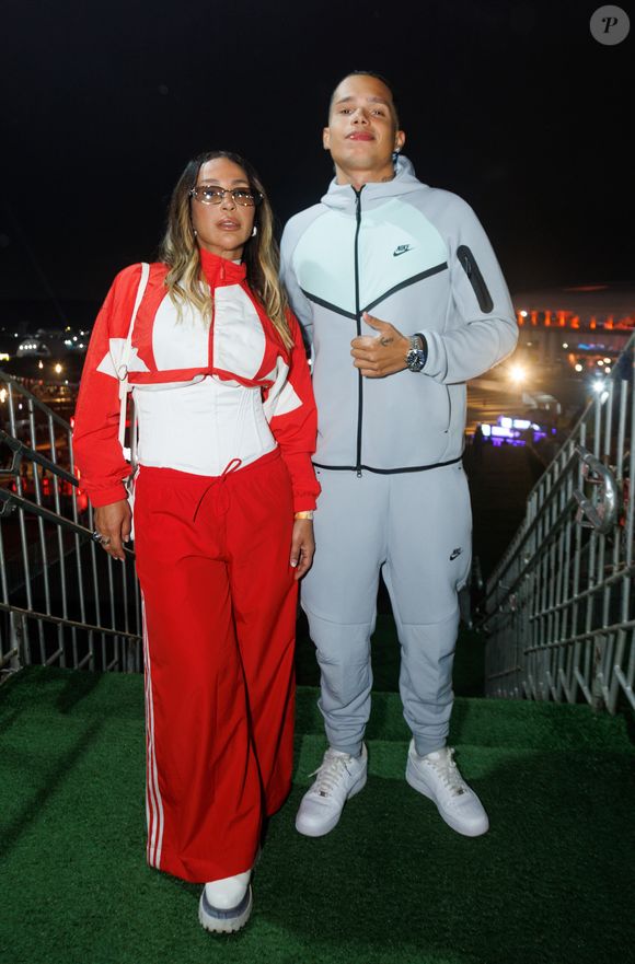 Valesca Popozuda e o filho Pablo no The Town