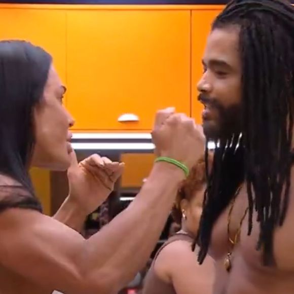Diogo Almeida e Gracyanne Barbosa já tiveram conflitos tensos no 'BBB 25'