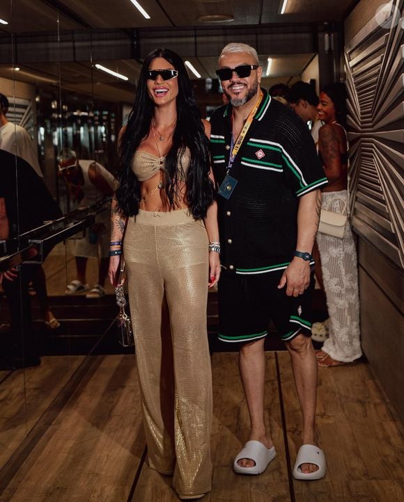 Belo namora atualmente com a influenciadora Rayane Figliuzzi