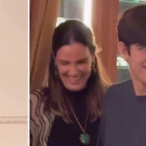 Registros mais recentes de Faustão  e Luciana Cardoso no aniversário do filho mais novo