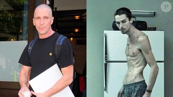Uma das transformações mais chocantes do cinema é a de Christian Bale para 'O Operário'. O ator perdeu mais de 28 kg para viver um homem com insônia crônica