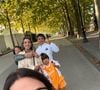 Patricia Abravanel, a mãe, Iris Abravanel, e os filhos, Pedro, Jane e Senor, em selfie da apresentadora durante viagem pela Itália
