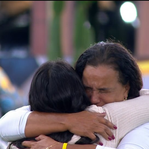 Chaiany e Solange se abraçam após eliminação de Babu Santana do 'BBB 26'