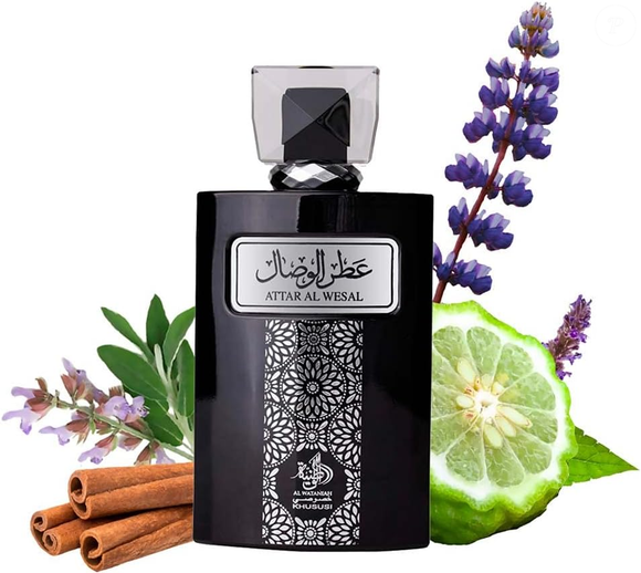 Attar Al Wesal combina limão, bergamota, hortelã e lavanda em um perfume compartilhável que transmite frescor imediato