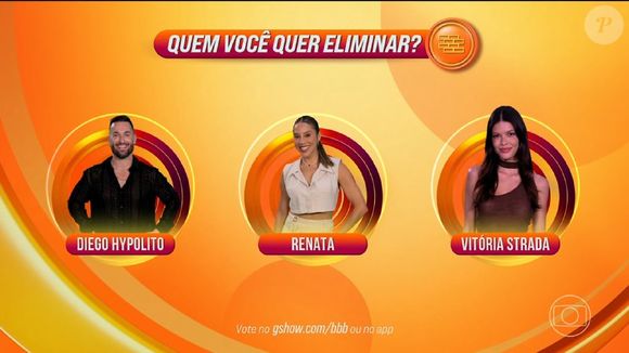 Diego Hypólito, Renata e Vitória Strada estão no Paredão do 'BBB 25'