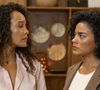 Maria de Fátima (Bella Campos) é desprezada pela mãe, Raquel (Tais Araujo) no capítulo da novela 'Vale Tudo' de 28 de agosto de 2025, quinta-feira