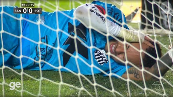 Neymar foi expulso de campo na partida do Santos contra o Botafogo neste domingo, 1 de junho de 2025