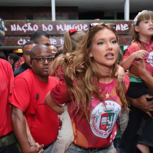 Virgínia leva 'time' de seguranças para proteger filhos em evento na quadra da Grande Rio. Fotos!