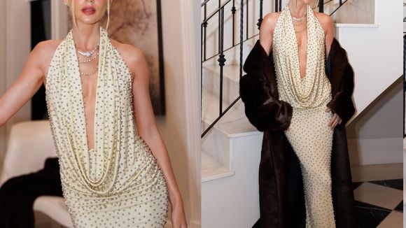 Com decote profundo e poá 3D, Marina Ruy Barbosa brilha com vestido de R$ 12 mil de marca turca em luxuosa festa de 15 anos