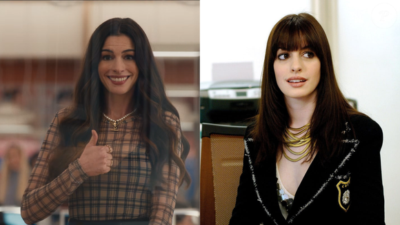 Vivida por Anne Hathaway, Andy Sachs também retorna bem diferente da jovem insegura apresentada no primeiro filme