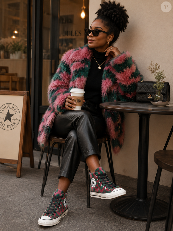 Entre tantos lançamentos da temporada, foi um tênis da Converse que roubou a cena. O visual felpudo, o cap toe bicolor e as cores vibrantes fizeram do modelo um dos mais diferentes do inverno