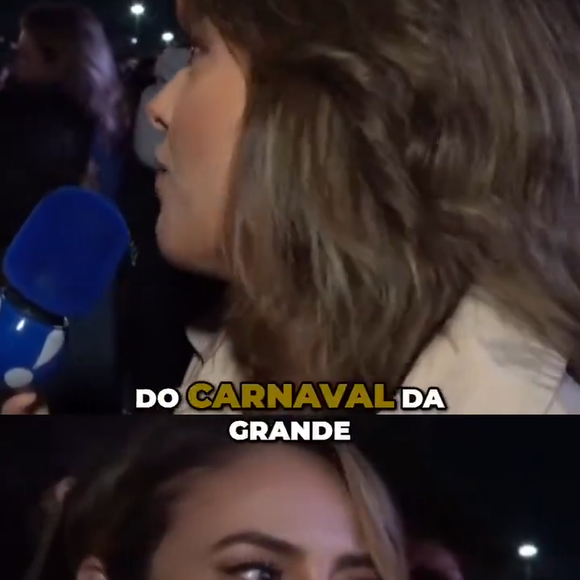 Paolla Oliveira chamou atenção na web pelas expressões enquanto era perguntada sobre Virgínia Fonseca