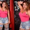 22 anos depois de 'Tô Nem Aí': cantora Luka, aos 45 anos, faz rara aparição em show de Wanessa Camargo com jeans destroyed. Fotos!