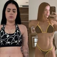 Thaís Vasconcellos antes e depois: esposa de Ferrugem perdeu 40 kg com dieta e treinos e essas 27 fotos vão te deixar de queixo caído