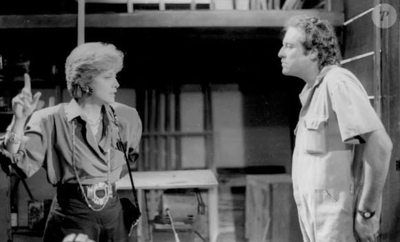 Dennis Carvalho e Glória Menezes: par romântico na novela 'Brega e Chique', de 1987