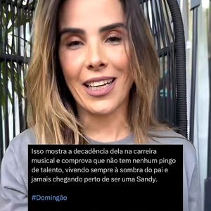 Wanessa Camargo ironiza críticas sobre “decadência” e provoca: 'Quero essa decadência para sempre'