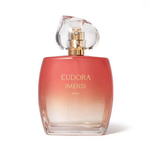 2. Imensi Alive (Eudora) - 100ml | R$ 123,92 - traz uma proposta envolvente com jasmim, flor de laranjeira e baunilha, reforçada por notas de sândalo e patchouli