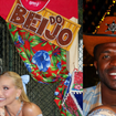 Apaixonadíssimos! Virgínia e Vini Jr. surgem agarradinhos com looks combinando em festa julina na mansão de R$ 20 milhões do jogador