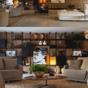 Pensada para o lazer, a casa conta com uma sala de TV confortável e funcional, ideal para momentos de descanso