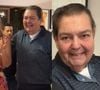 Faustão surgiu no aniversário da esposa, Luciana Cardoso