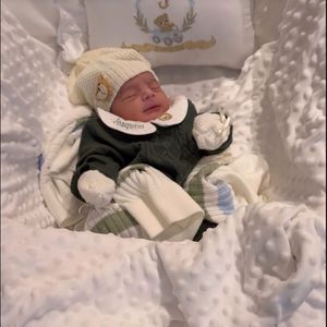 Ary Mirelle deu à luz o pequeno Joaquim, seu segundo filho com João Gomes