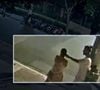 Uma câmera de segurança flagrou Cartolouco queimando a então namorada com um cigarro